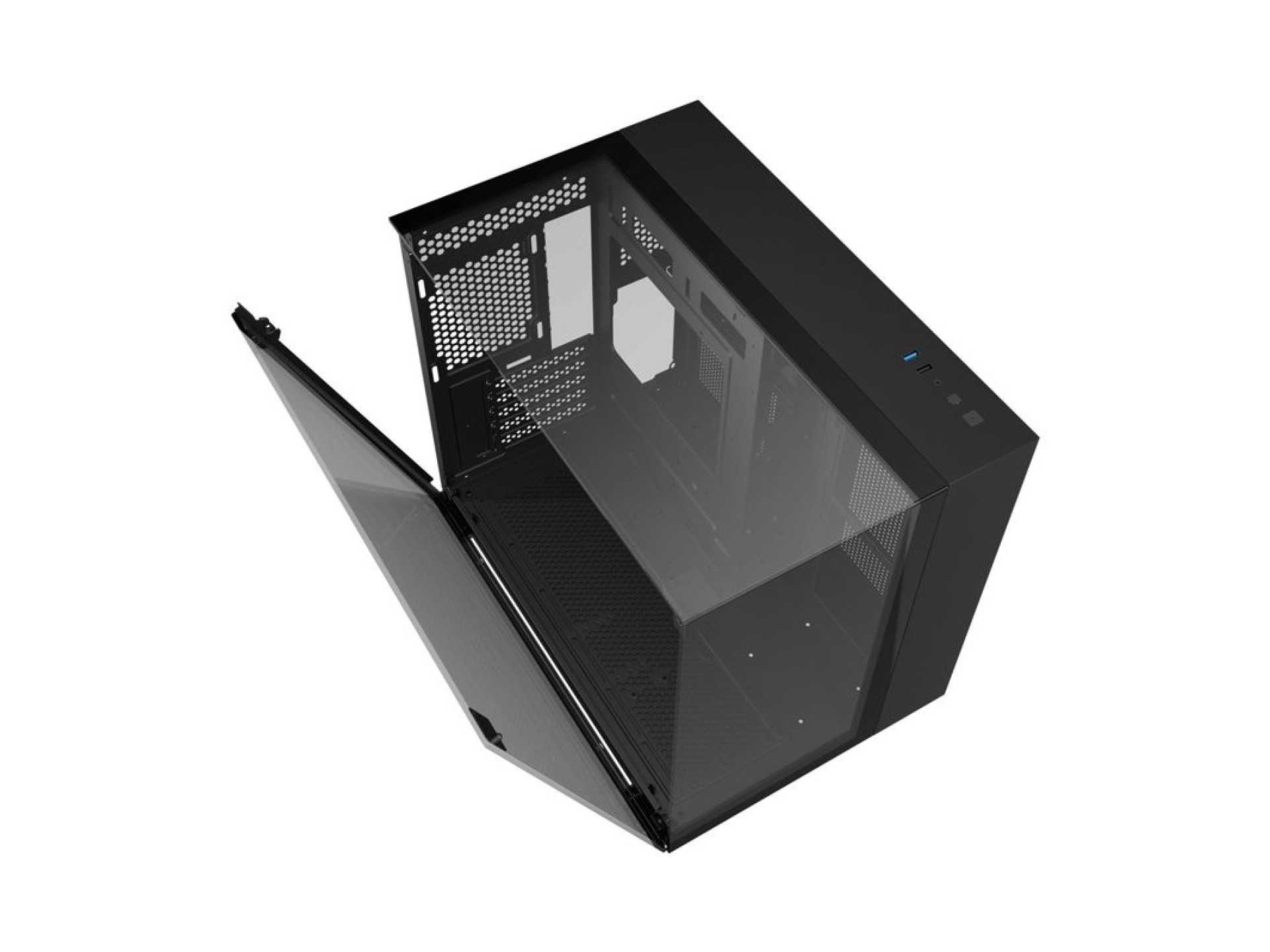 Caja de ordenador Darkflash TH285M (negra)