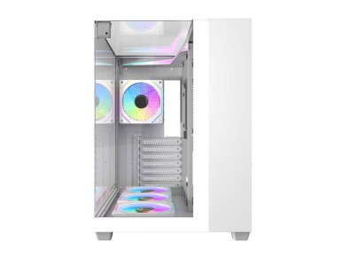Darkflash TH285 computer case (white) + 4 fans Darkflash TH285 computer case (white) + 4 fans