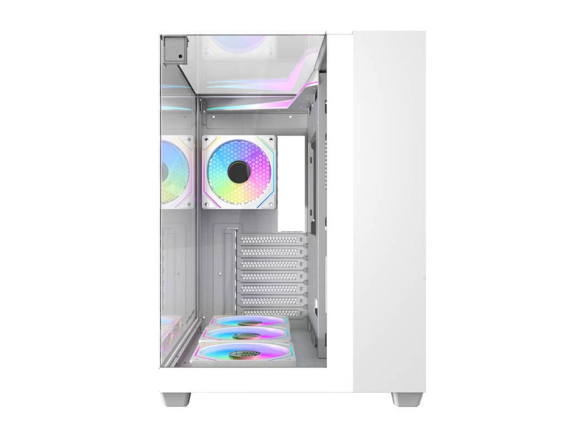 Darkflash TH285 computer case (white) + 4 fans