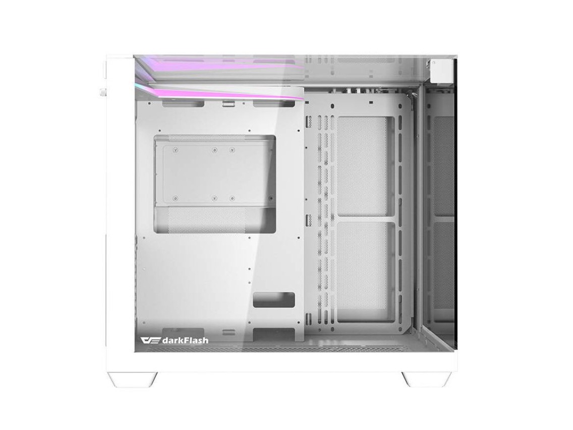 Darkflash TH285 computer case (white) + 4 fans