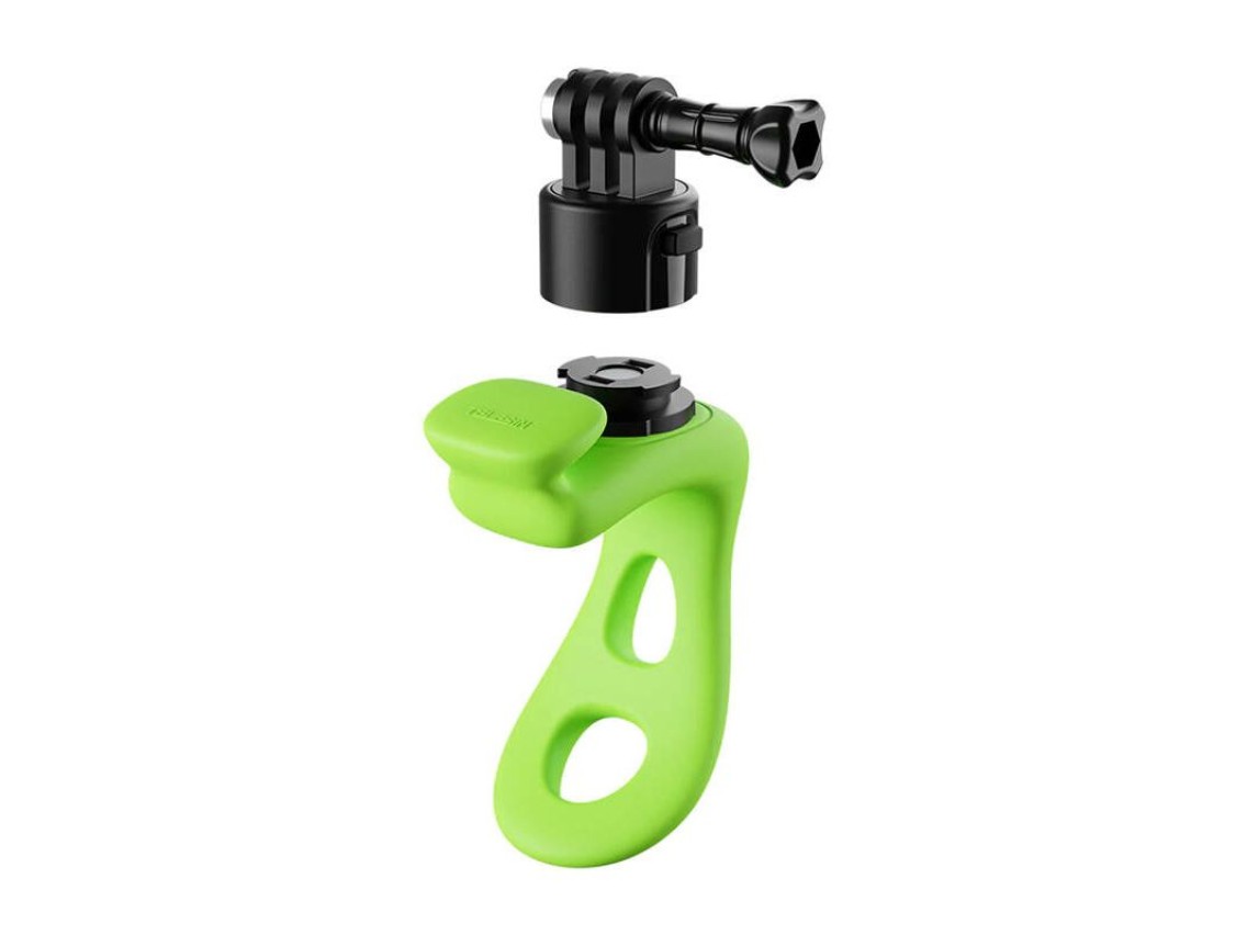 Soporte multifuncional de silicona Telesin para cámaras deportivas (verde)