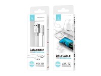 Techancy Cabo De Dados Usb-Tipo C 1M Branco TB1725, Carregamento De 2,4 A, Compat�vel Com Telem�veis