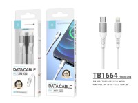Techancy Cabo De Dados Pd De Alta Velocidade TB1664, Tipo C Para Carregamento Ip 20wpd, Cabo Entranç Techancy Cabo De Dados Pd De Alta Velocidade TB1664, Tipo C Para Carregamento Ip 20wpd, Cabo Entranç
