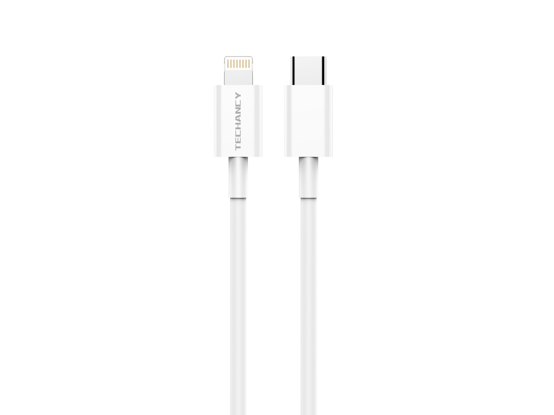 Techancy White Data Cable 20w TB1666, Compatible with iPhone 7 Up to 14, Fast PD Charging, Durable,