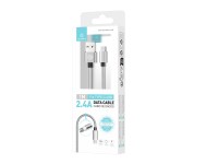 Techancy Aluminum Data Cable 1m TB1662, All-Metal Design, USB-Type C, 2.4A Charging. Techancy Aluminum Data Cable 1m TB1662, All-Metal Design, USB-Type C, 2.4A Charging.