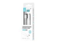Techancy USB-C to Lightning Data Cable TB1670, 20W Fast Charging, 1 Meter, White, Compatible with iP