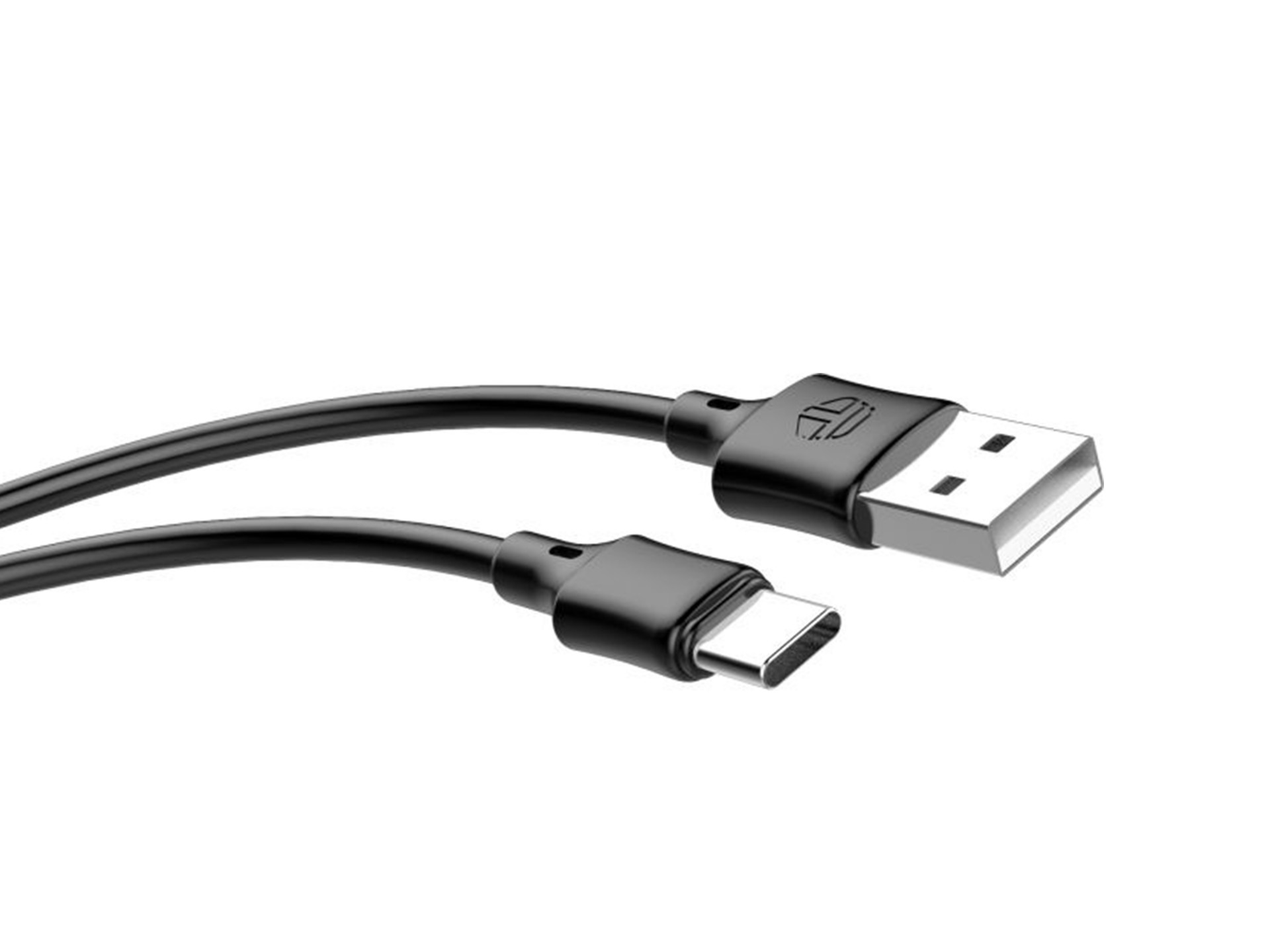 Techancy Cabo De Dados Usb-Tipo C Preto TB1725, 2m De Longa Distância, Carregamento De 2,4a, Compatí