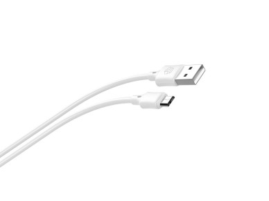 Cable de carga Techancy de 3 m USB-Micro blanco TB1708, carga rápida de 2,4 A, carga de largo a
