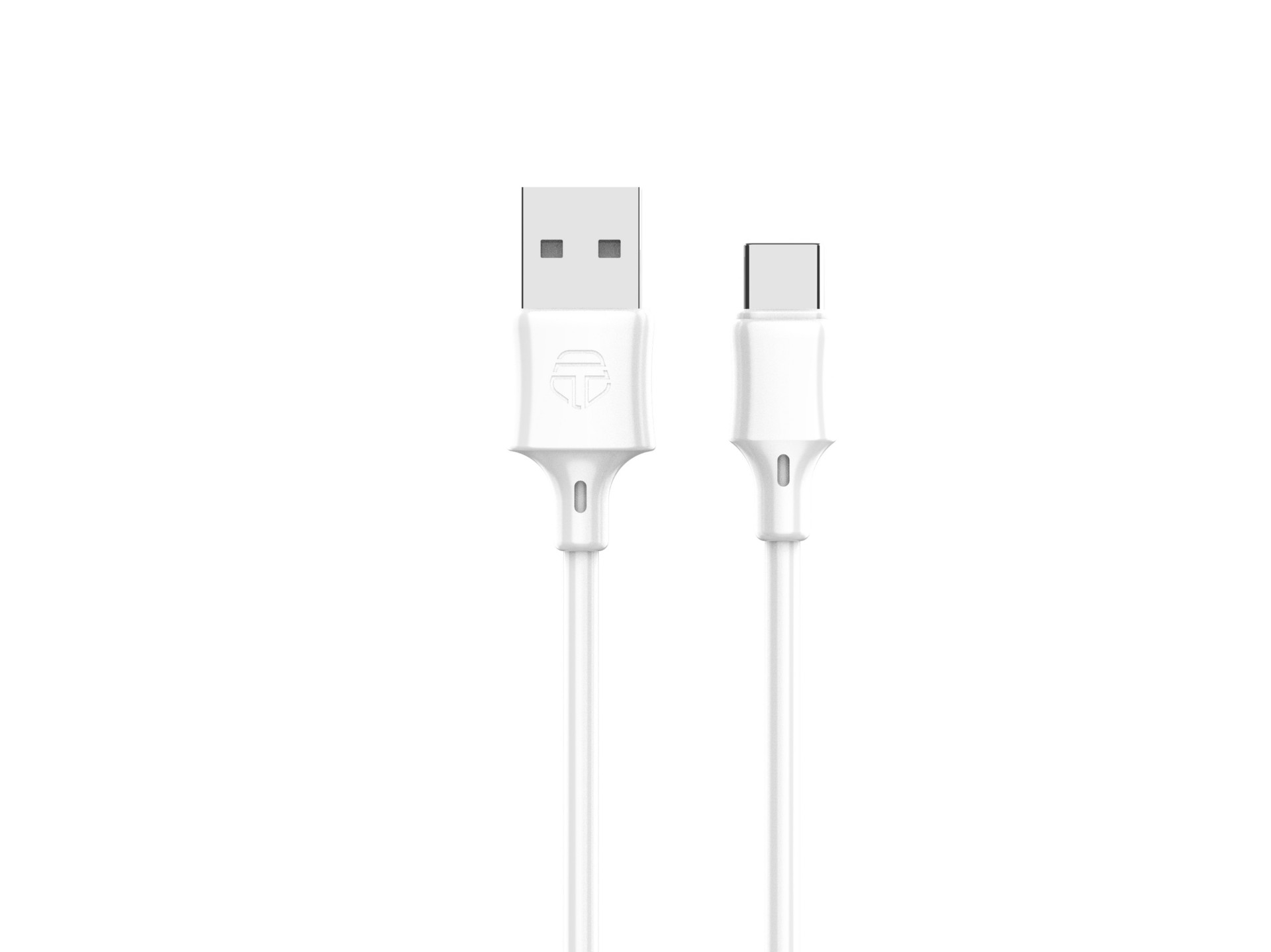 Techancy Cabo De Carregamento 3m Usb- Tipo C Branco TB1726, Carregamento Rápido De 2,4 A, Carregamen