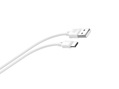 Techancy Cabo De Carregamento 3m Usb- Tipo C Branco TB1726, Carregamento R�pido De 2,4 A, Carregamen