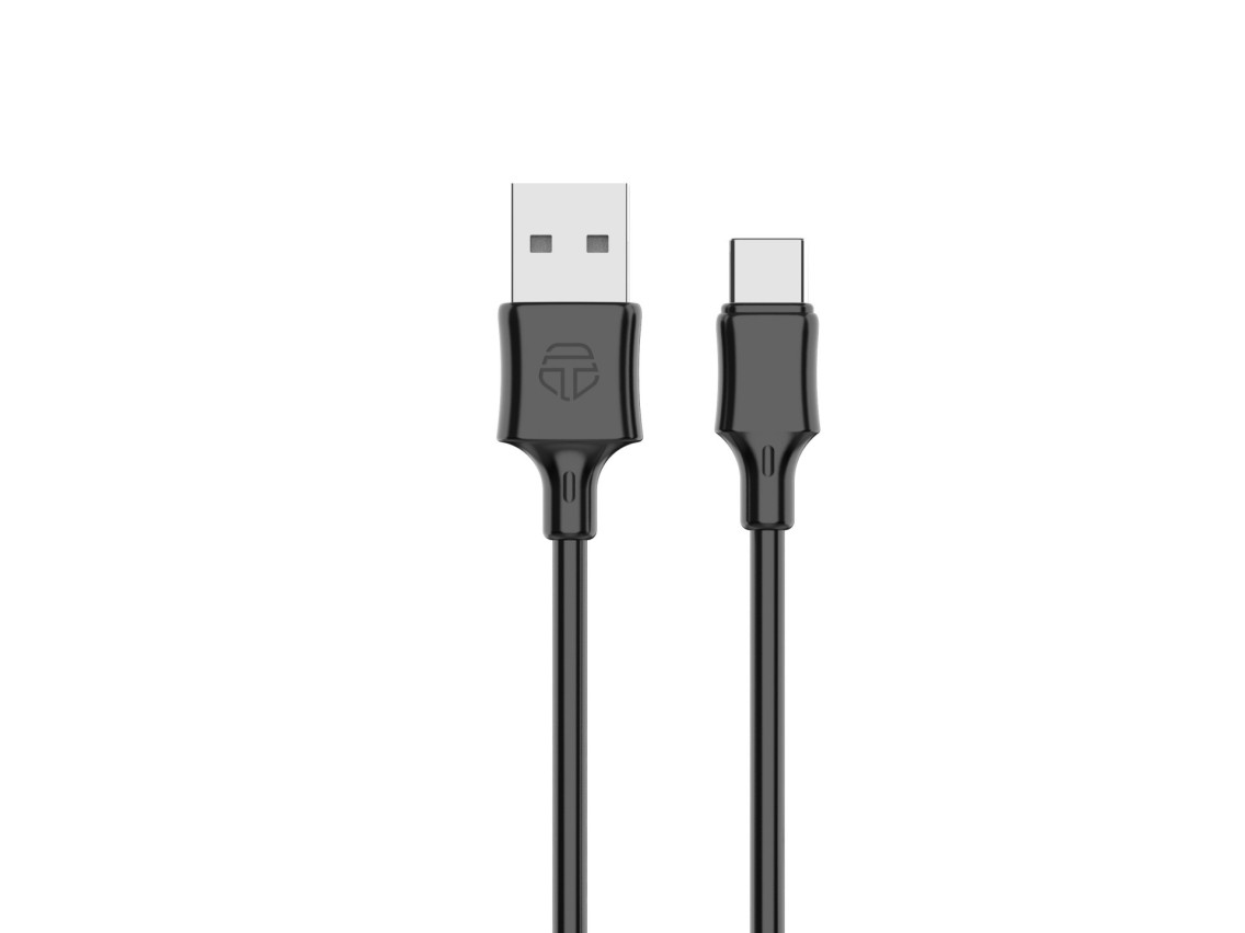 Techancy Cabo De Carregamento 3m Usb- Tipo C Preto TB1726, Carregamento Rápido De 2,4 A, Carregament
