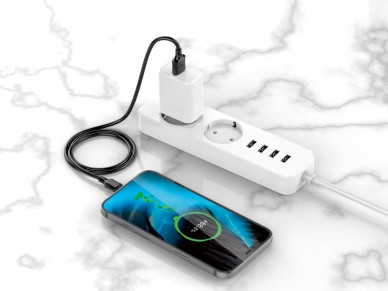Techancy Cabo De Carregamento 3m Usb- Tipo C Preto TB1726, Carregamento Rápido De 2,4 A, Carregament Techancy Cabo De Carregamento 3m Usb- Tipo C Preto TB1726, Carregamento Rápido De 2,4 A, Carregament