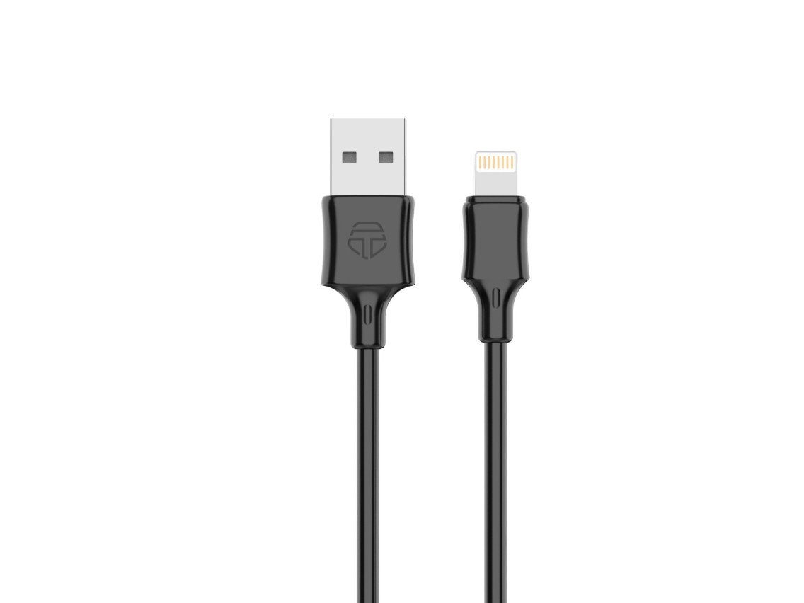 Techancy Cabo De Carregamento 3m Usb- Lightning Preto TB1672, Carregamento Rápido De 2,4 A, Carregam