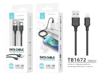 Techancy Cabo De Carregamento 3m Usb- Lightning Preto TB1672, Carregamento Rápido De 2,4 A, Carregam Techancy Cabo De Carregamento 3m Usb- Lightning Preto TB1672, Carregamento Rápido De 2,4 A, Carregam