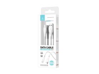 Techancy Super Fast Charging Data Cable 6A White TB1730, USB Type-C Port, 1M Long, Fast Charging Techancy Super Fast Charging Data Cable 6A White TB1730, USB Type-C Port, 1M Long, Fast Charging