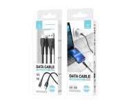 Techancy Super Fast Charging Data Cable 6A Black TB1763, USB-TIp8/X/11-14 Port, 1M Long, Fast Chargi Techancy Super Fast Charging Data Cable 6A Black TB1763, USB-TIp8/X/11-14 Port, 1M Long, Fast Chargi
