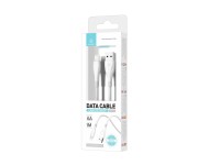 Techancy Super Fast Charging Data Cable 6A White TB1763, USB-IP8/X/11-14 Port, 1M Long, Fast Chargin Techancy Super Fast Charging Data Cable 6A White TB1763, USB-IP8/X/11-14 Port, 1M Long, Fast Chargin