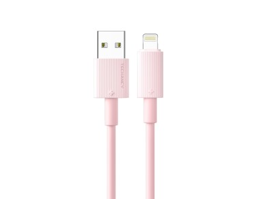 Techancy Cabo De Dados Usb-Lightning cor-de-rosa TB1768, Comprimento 1m Suporta Corrente De 3A E Tra Techancy Cabo De Dados Usb-Lightning cor-de-rosa TB1768, Comprimento 1m Suporta Corrente De 3A E Tra