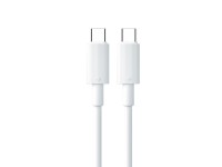 Techancy Fast Charging PD Cable 1m White TB1769, Type-C to Type-C, 60w Compatible with Laptops