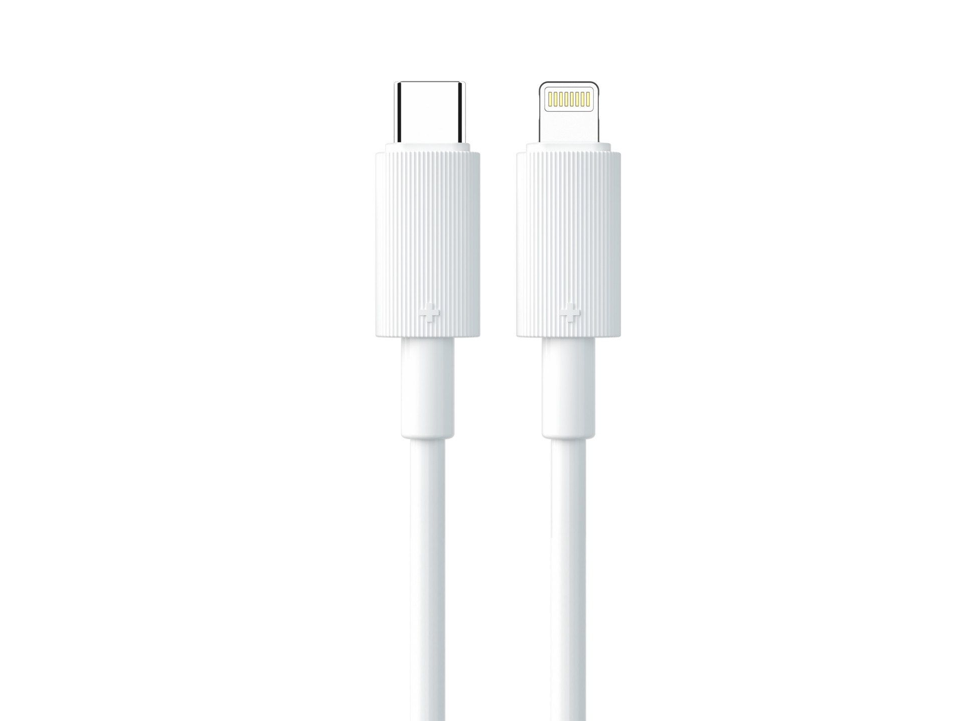 Techancy Cabo Pd De Carregamento Rápido 1m Branco TB1769,Tipo-C Para Ip, Carregamento Rápido De 30w