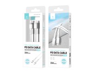 Techancy Cabo de Dados PD Type-C para Lightning TB1772, 30W, Compatível com iPhone 14/13/12/11, 1.5m Techancy Cabo de Dados PD Type-C para Lightning TB1772, 30W, Compatível com iPhone 14/13/12/11, 1.5m