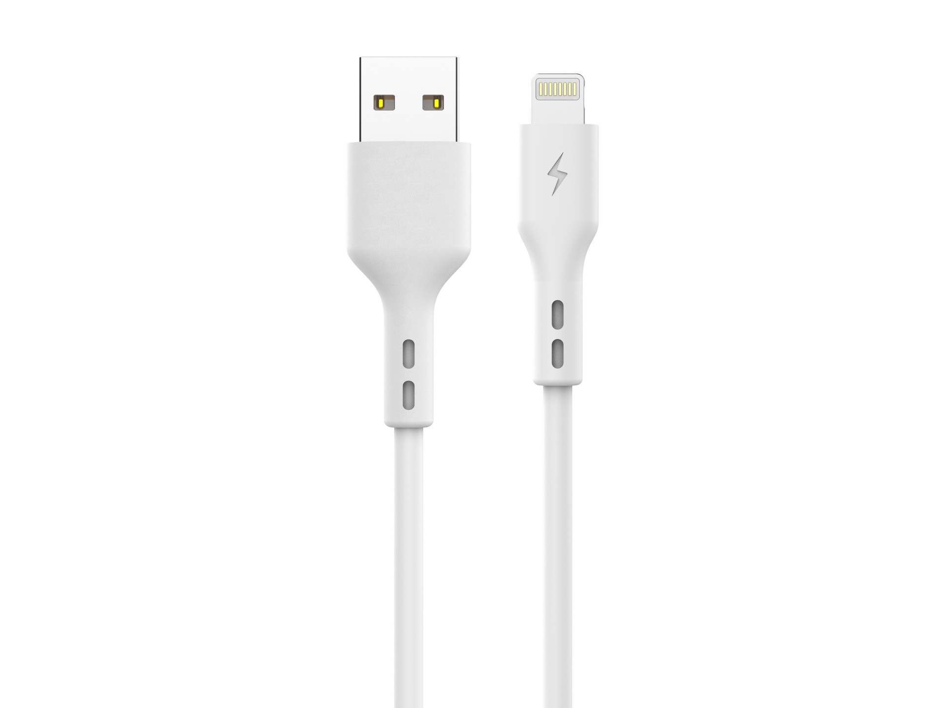 Techancy Fast Charge USB-Lightning Data Cable TB1774, 1m, 5A Super Fast Charge, Data Transfer, White