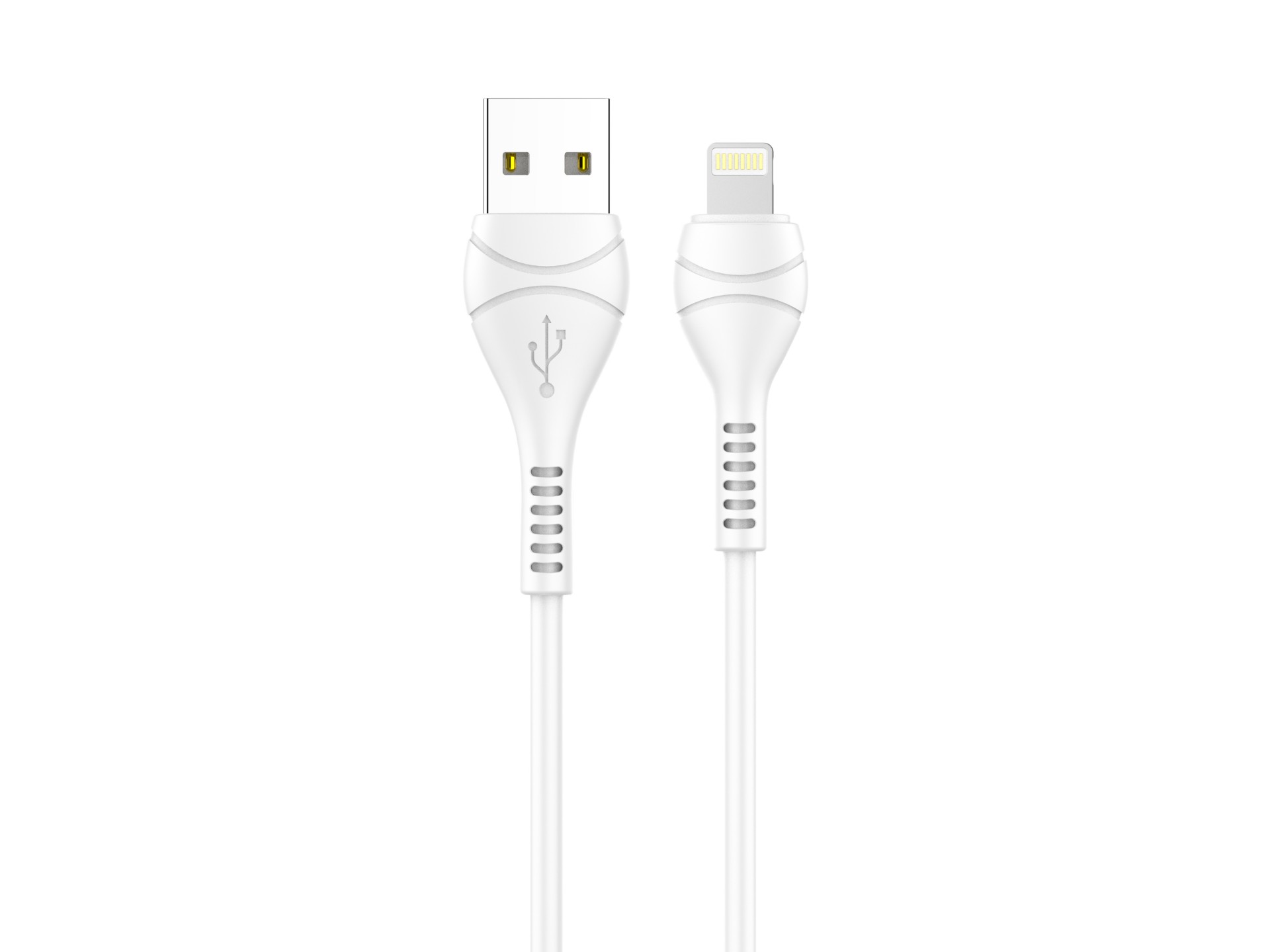 Techancy Cabo Usb-Lightning Branco 1m TB1775,Carregamento Rápido 2.4a, Suporta Transmissão De Dados