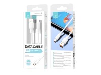 Techancy USB-Type-C Data Cable White 1M TB1776, 2.4A Fast Charging, Supports Data Transmission, PVC 