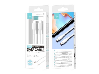 Techancy PD Data Cable 100W White 1m TB1791, High Power USB-C-USBC, Compatible with Laptop Computers Techancy PD Data Cable 100W White 1m TB1791, High Power USB-C-USBC, Compatible with Laptop Computers