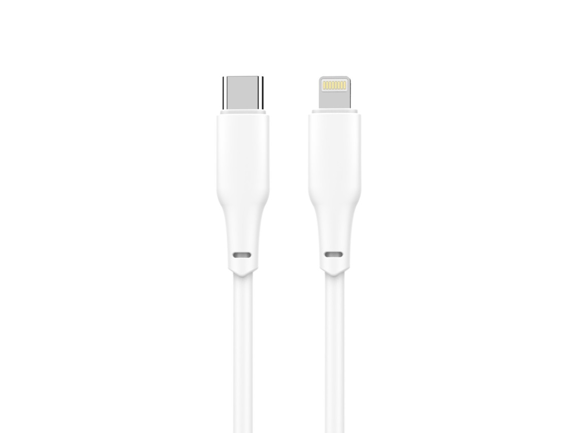 Cable de datos PD Techancy 30 W blanco, 1 m, TB1791, USB C-IPX/11/12-14 de alta potencia, compatible