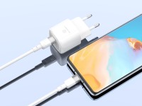 Techancy PD Data Cable 60W White 1m TB1792, USB C-USB C Supports Fast Charging and Data Transfer, Techancy PD Data Cable 60W White 1m TB1792, USB C-USB C Supports Fast Charging and Data Transfer,