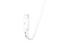 Cable de datos USB-Lightning Techancy blanco TB1778, carga de 2,4 A, 30 cm, apto para usar con banco Cable de datos USB-Lightning Techancy blanco TB1778, carga de 2,4 A, 30 cm, apto para usar con banco