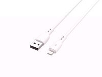 Cable de datos USB-Lightning Techancy blanco TB1778, carga de 2,4 A, 30 cm, apto para usar con banco Cable de datos USB-Lightning Techancy blanco TB1778, carga de 2,4 A, 30 cm, apto para usar con banco