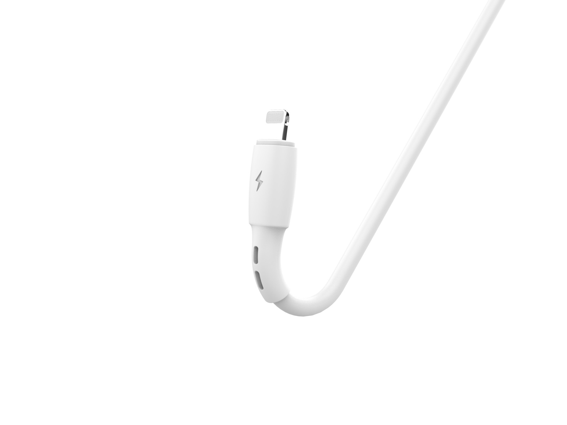 Cable de datos USB C a Lightning Techancy TB1778, blanco, carga PD30W, 30 cm, apto para usar con ban