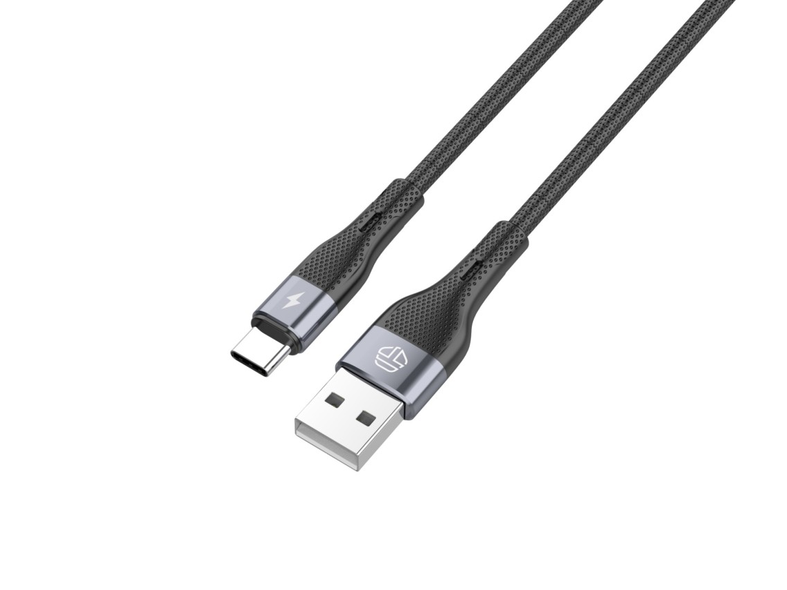 TB1779 Black USB Type-C Data Cable, 3.1A Fast Charging, Supports 480Mbps Data Transfer