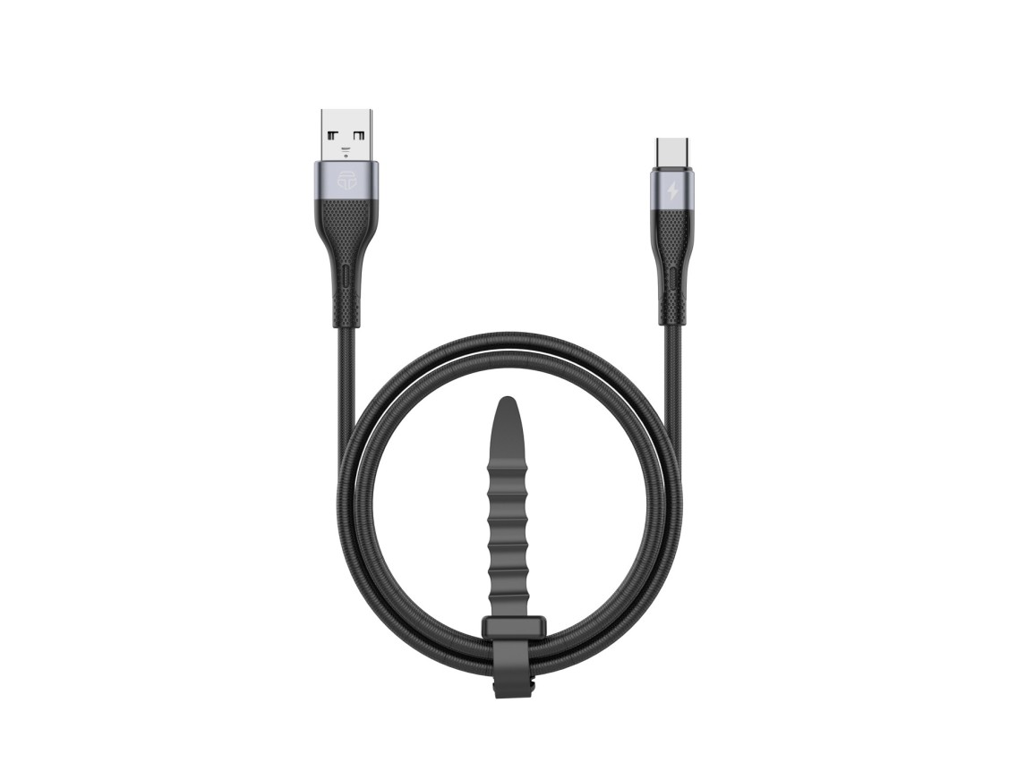 TB1779 Black USB Type-C Data Cable, 3.1A Fast Charging, Supports 480Mbps Data Transfer