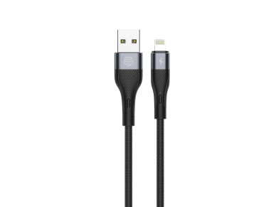 Cable de datos USB Lightning TB1779, color negro, carga rápida de 3,1 A, compatible con transfe