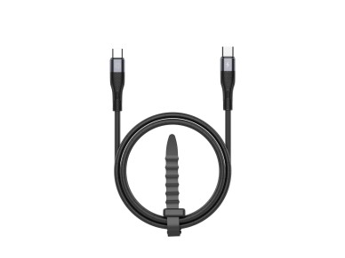 Cable de carga rápida Techancy PD USB C a USB C, negro TB1779, 60 W, 1 m de longitud Cable de carga rápida Techancy PD USB C a USB C, negro TB1779, 60 W, 1 m de longitud