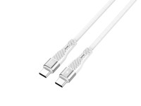 Techancy PD USB C to USB C Fast Charging Cable White TB1779, 60W Fast Charging, Length 1M Techancy PD USB C to USB C Fast Charging Cable White TB1779, 60W Fast Charging, Length 1M