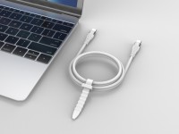 Techancy PD USB C to USB C Fast Charging Cable White TB1779, 60W Fast Charging, Length 1M Techancy PD USB C to USB C Fast Charging Cable White TB1779, 60W Fast Charging, Length 1M