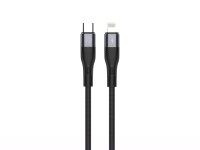 Techancy Cabo de carregamento r�pido PD USB C para Lightning Preto TB1779, carregamento r�pido de 30