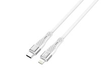 Techancy Fast Charging Cable PD USB C to Lightning White TB1779, 30W Fast Charging, Length 1M Techancy Fast Charging Cable PD USB C to Lightning White TB1779, 30W Fast Charging, Length 1M