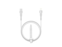 Techancy Fast Charging Cable PD USB C to Lightning White TB1779, 30W Fast Charging, Length 1M Techancy Fast Charging Cable PD USB C to Lightning White TB1779, 30W Fast Charging, Length 1M