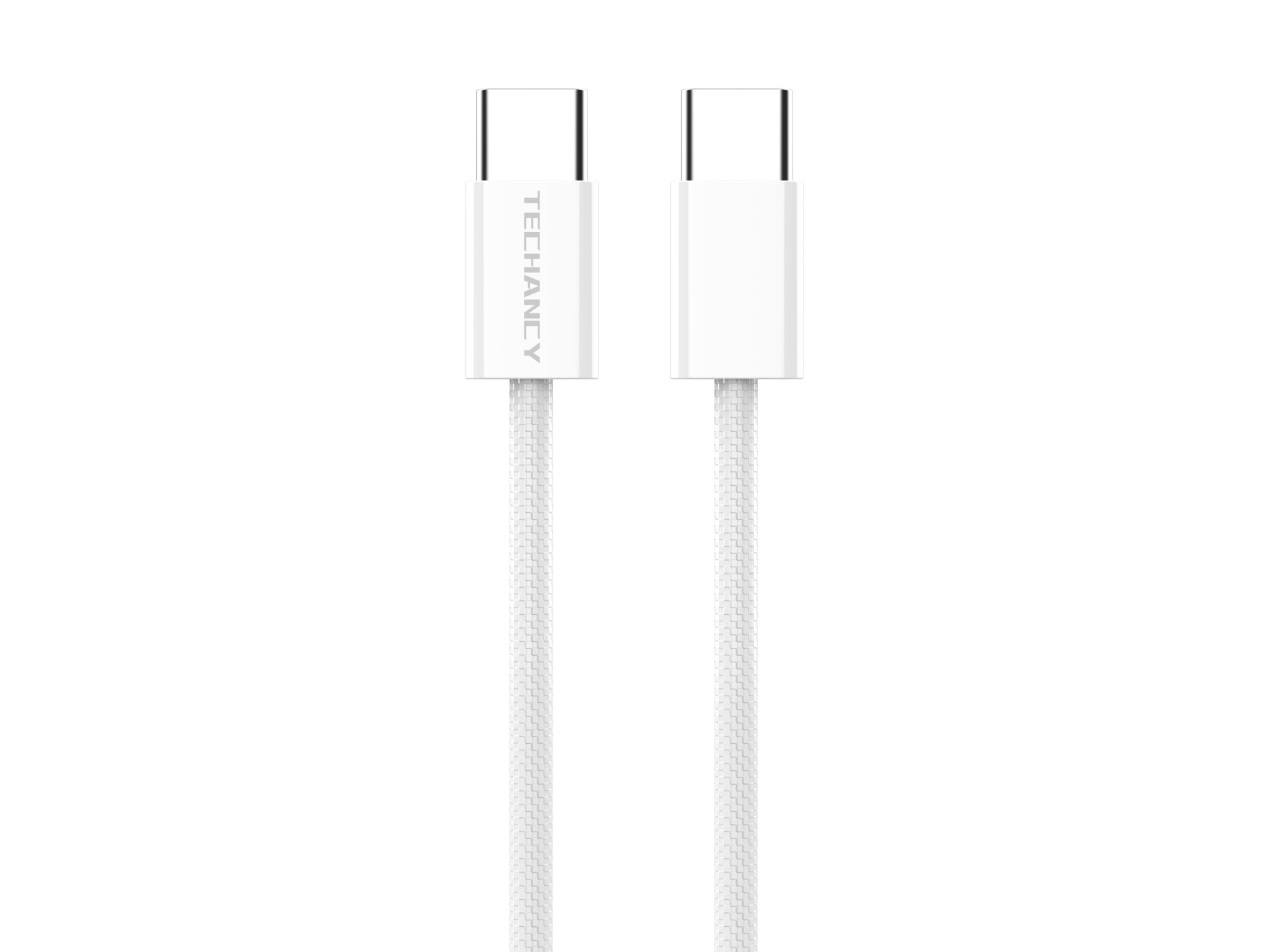 Techancy 60W USB C to USB C Fast Charging Data Cable TB1795, 2M Length, Braided Cable