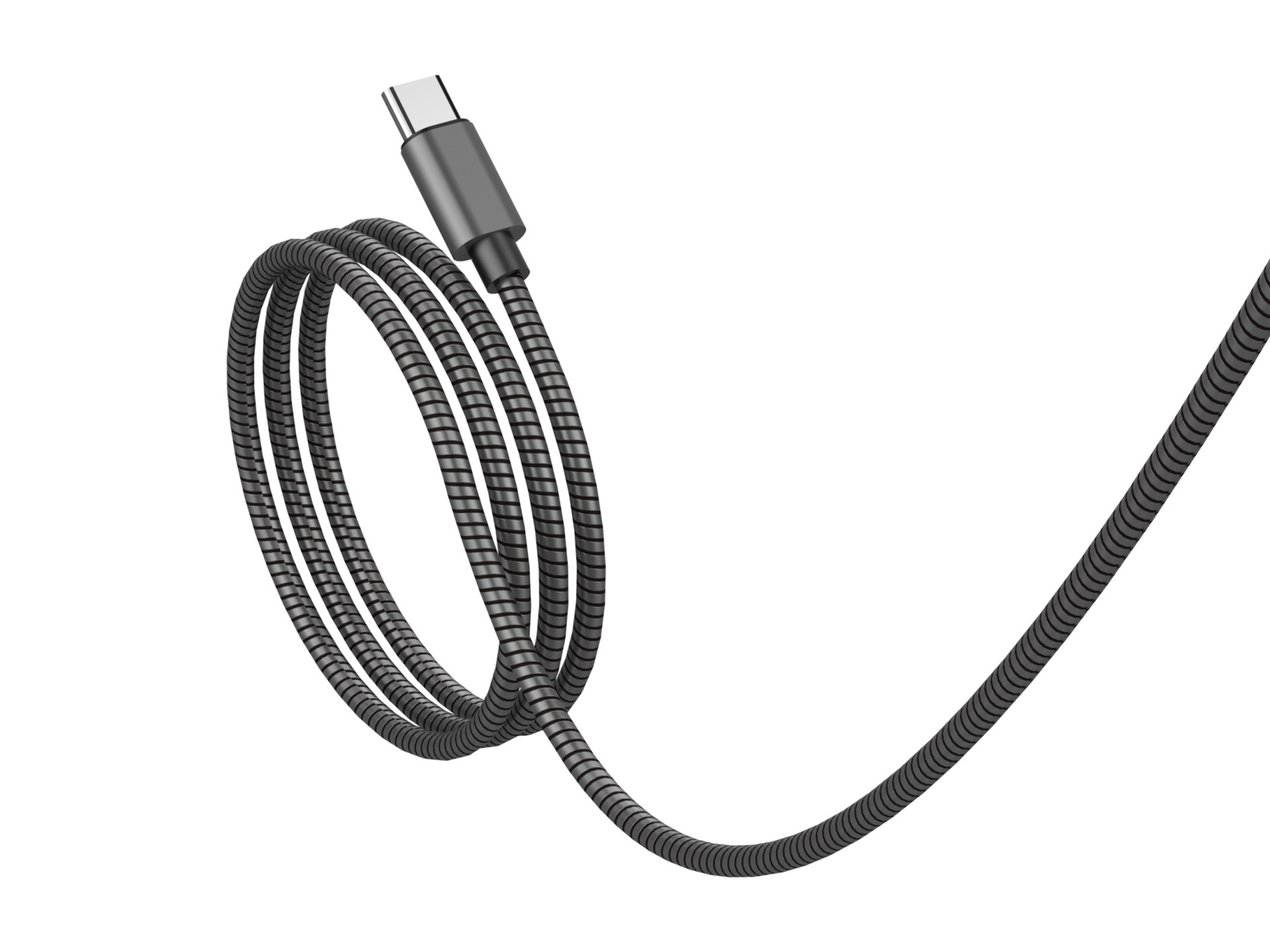 Techancy USB C to USB C Cable 1m TB1796, All-Metal Design, Animal Resistant, 60 Watt Fast Charging