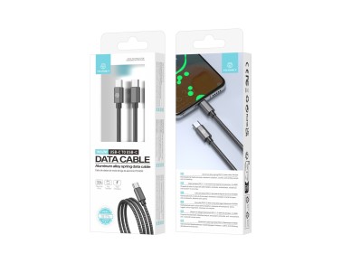 Techancy USB-C to Lightning Cable 1m TB1796, All Metal Design, Pet Resistant, 30 Watt Fast Charging