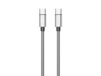 Cable USB-C a USB-C Techancy TB1796 de 1 m, diseño totalmente metálico, resistente a anima