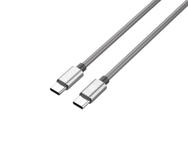 Techancy USB-C to Lightning Cable 1m TB1796, All Metal Design, Pet Resistant, 30 Watt Fast Charging