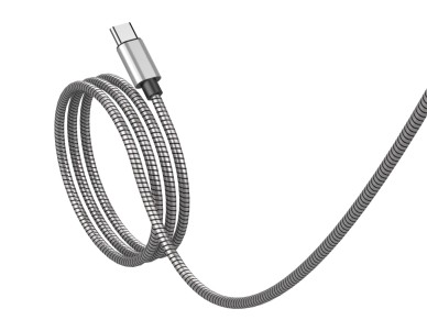 Techancy USB-C to Lightning Cable 1m TB1796, All Metal Design, Pet Resistant, 30 Watt Fast Charging