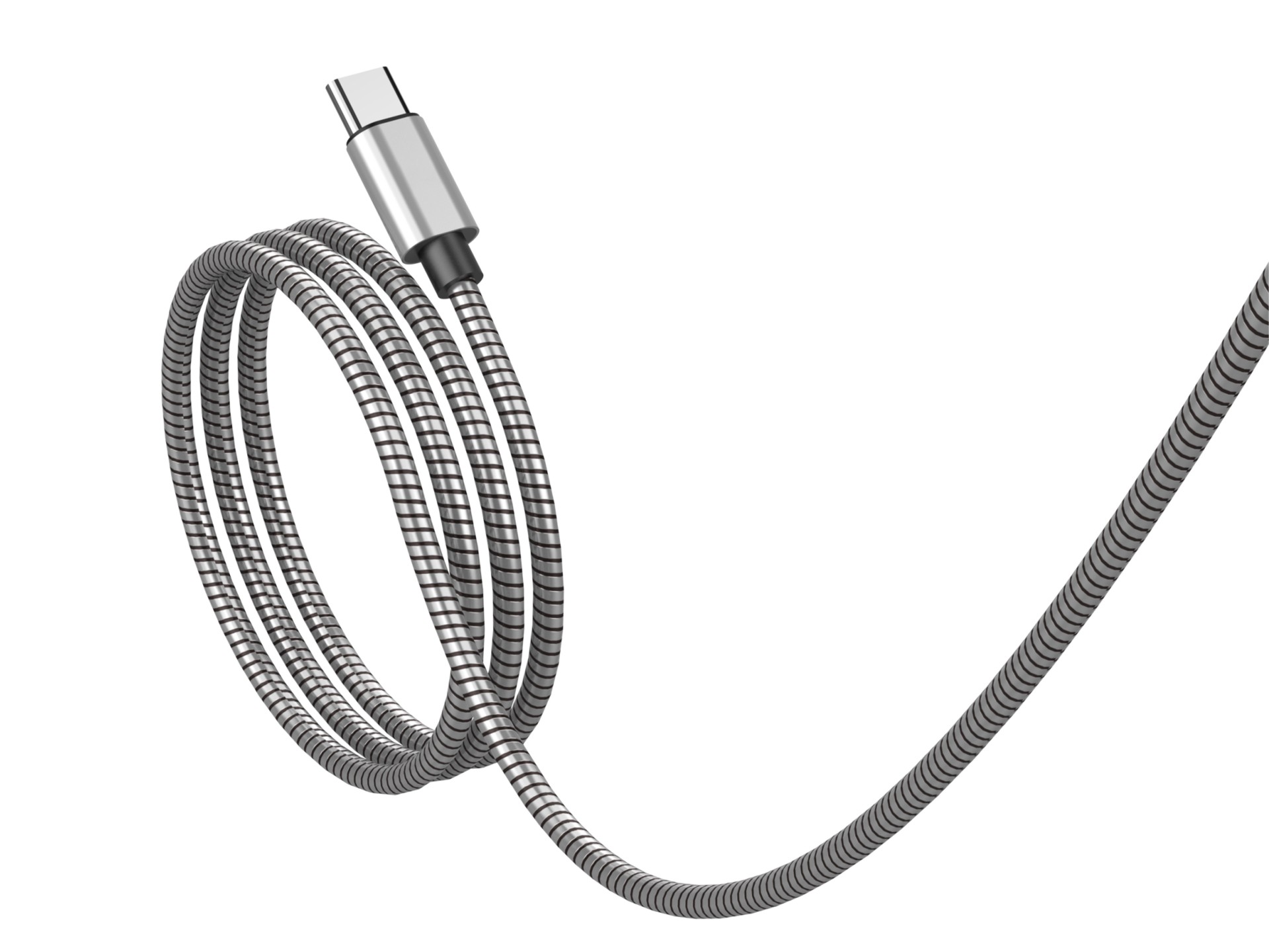 Techancy USB-C to Lightning Cable 1m TB1796, All Metal Design, Pet Resistant, 30 Watt Fast Charging